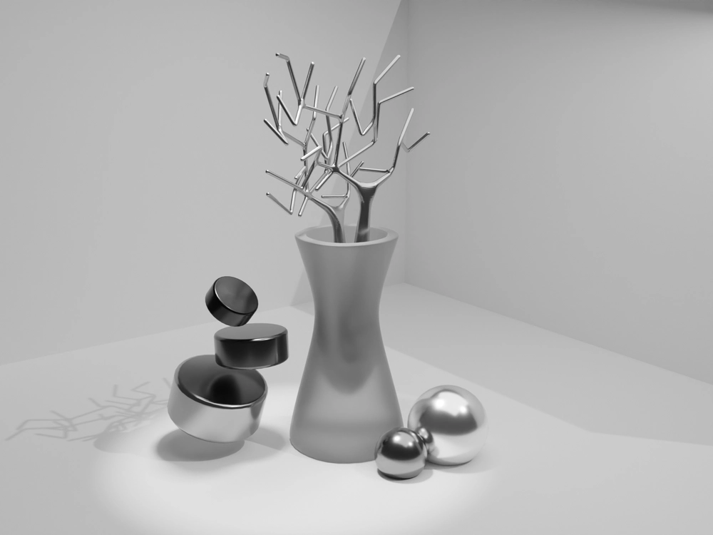 Abstract pot 3d design