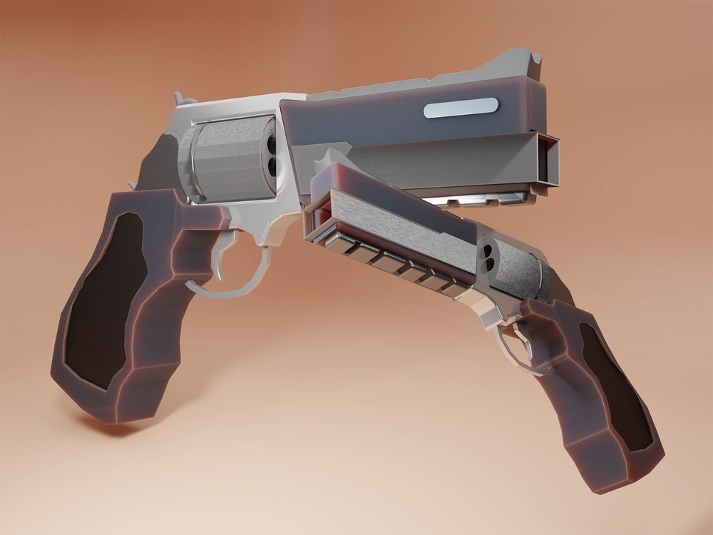 Guns 3d modeling